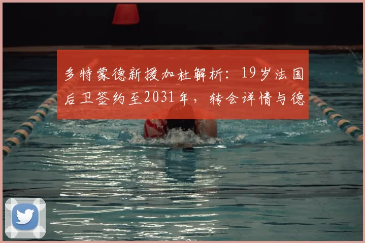 多特蒙德新援加杜解析:19岁法国后卫签约至2031年,转会详情与德甲前景